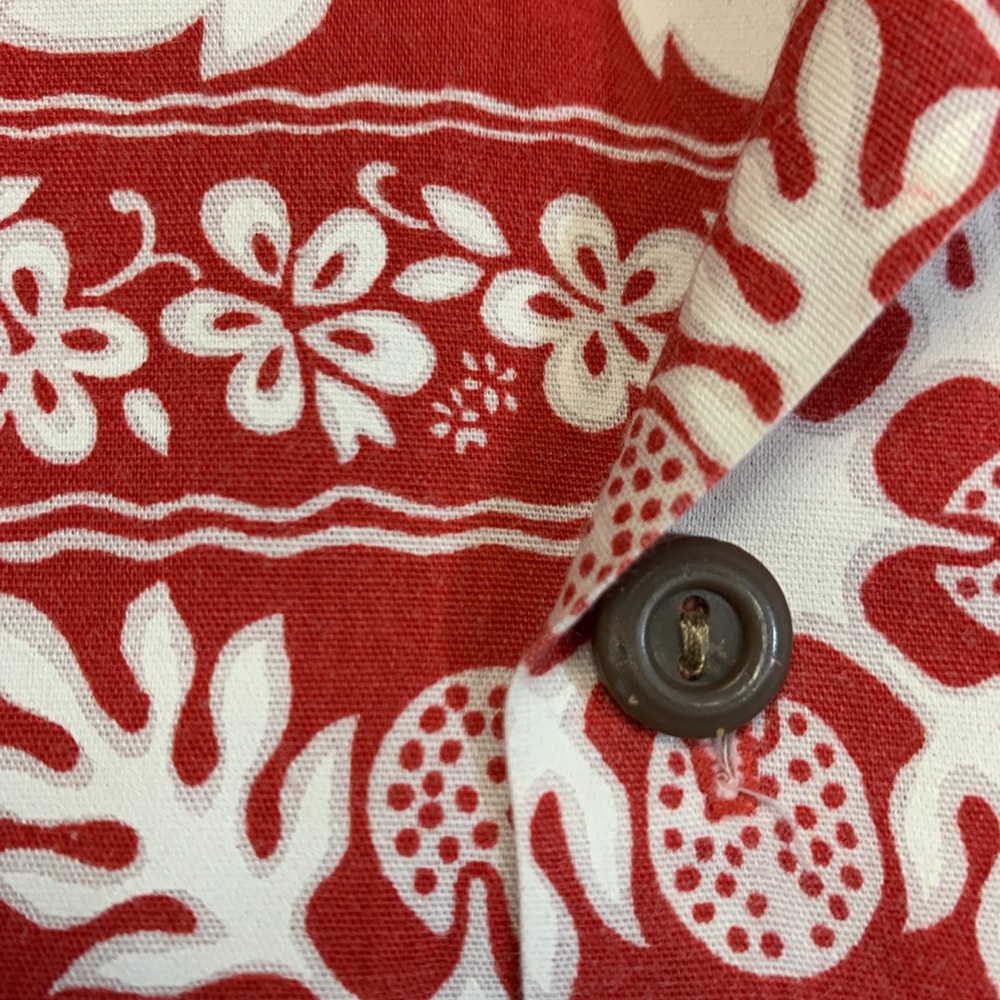 Vintage Royal Creations Hawaii Hawaiian Button Down Shirt Mens Sz Large Tropical - Picture 3 of 11